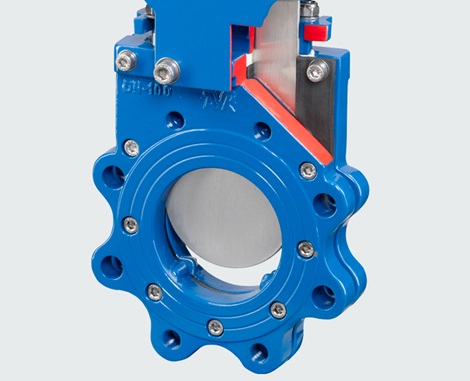 Cutaway AVK knife gate valve, series 702