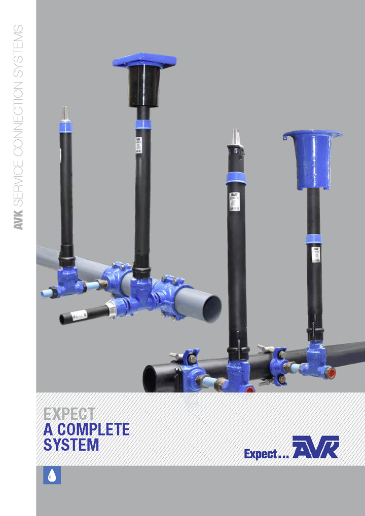 AVK brochure about service connection system